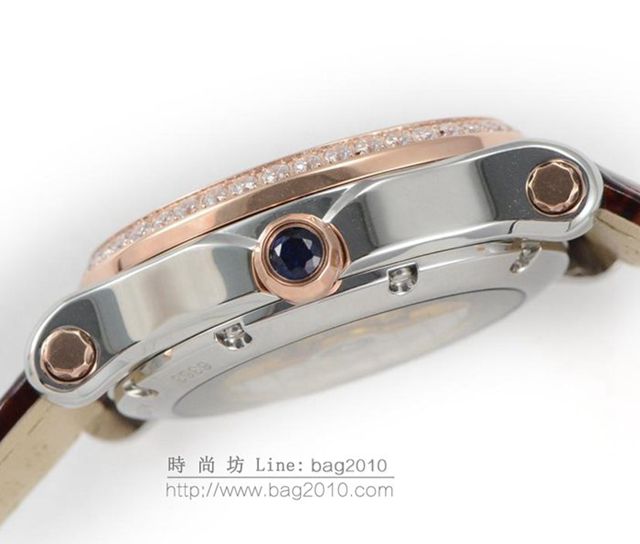 Chopard手錶 蕭邦快樂鑽系列橢圓型機械6T28新款 蕭邦時尚男士腕表 蕭邦全自動機械男表  hds1688
